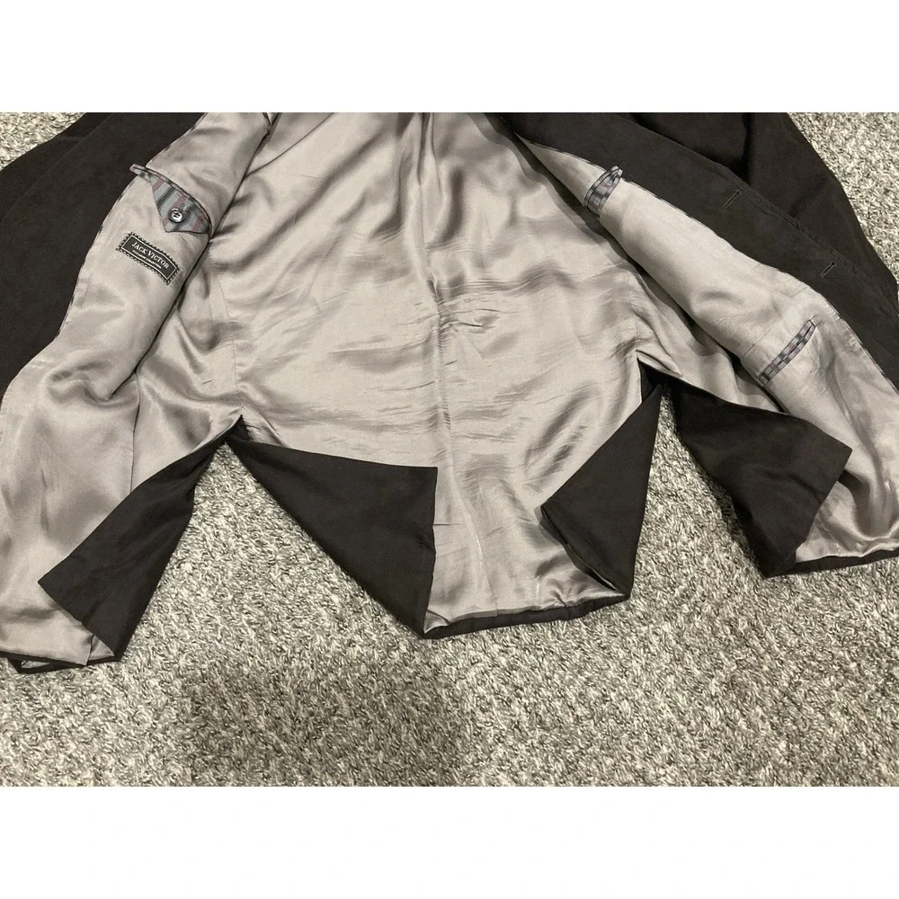 Jack Victor Brown Blazer 48R  Luxury Soft Feels Like Suede Made in Canda